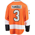 P.Flyers #3 Keith Yandle Supporters Branded Home Breakaway Player Jersey Orange Stitched American Hockey Jerseys