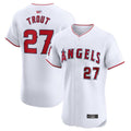Custom #27 White LAA Baseball Shirt Top