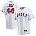 Custom #44 White LAA Baseball Shirt Top
