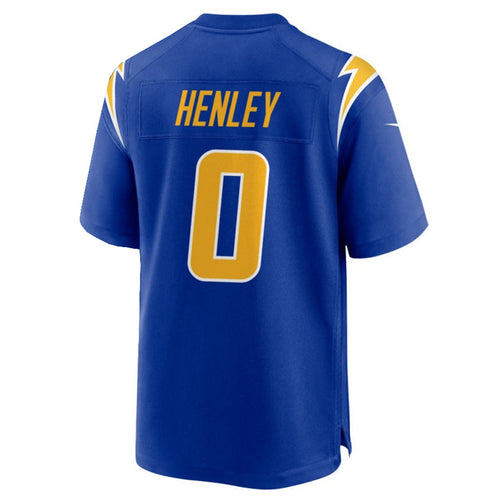 Custom #0 Royal LAC Football Shirt Top