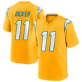 Custom #11 Gold LAC Football Shirt Top