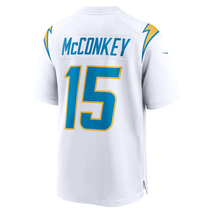 Custom #15 White LAC Football Shirt Top