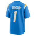 Custom #1 Powder Blue LAC Football Shirt Top
