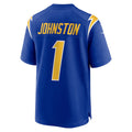 Custom #1 Royal LAC Football Shirt Top