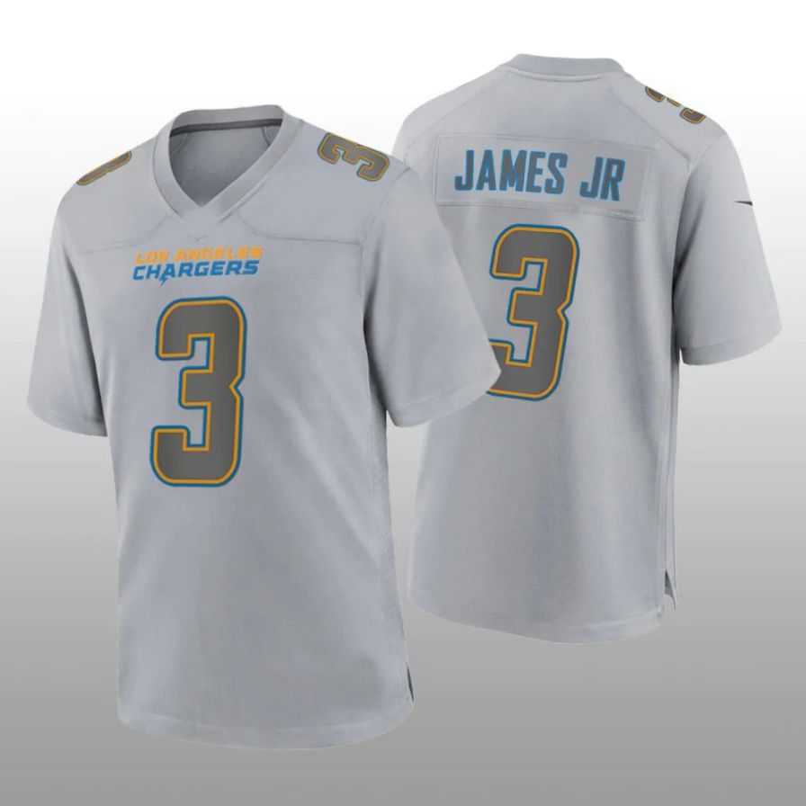 Custom #3 Gray LAC Football Shirt Top