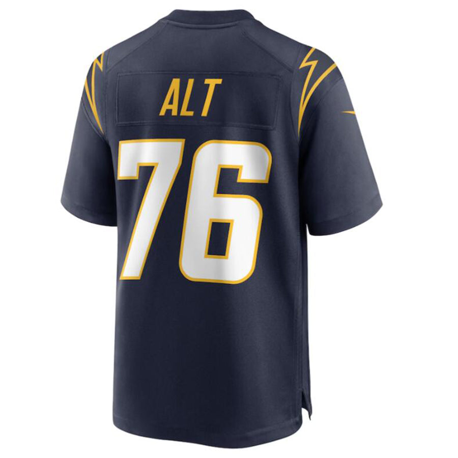 Custom #76 Navy LAC Football Shirt Top