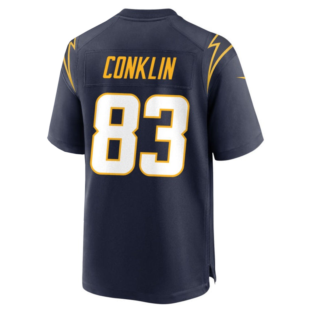 Custom #83 Navy LAC Football Shirt Top