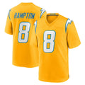 Custom #8 Gold LAC Football Shirt Top