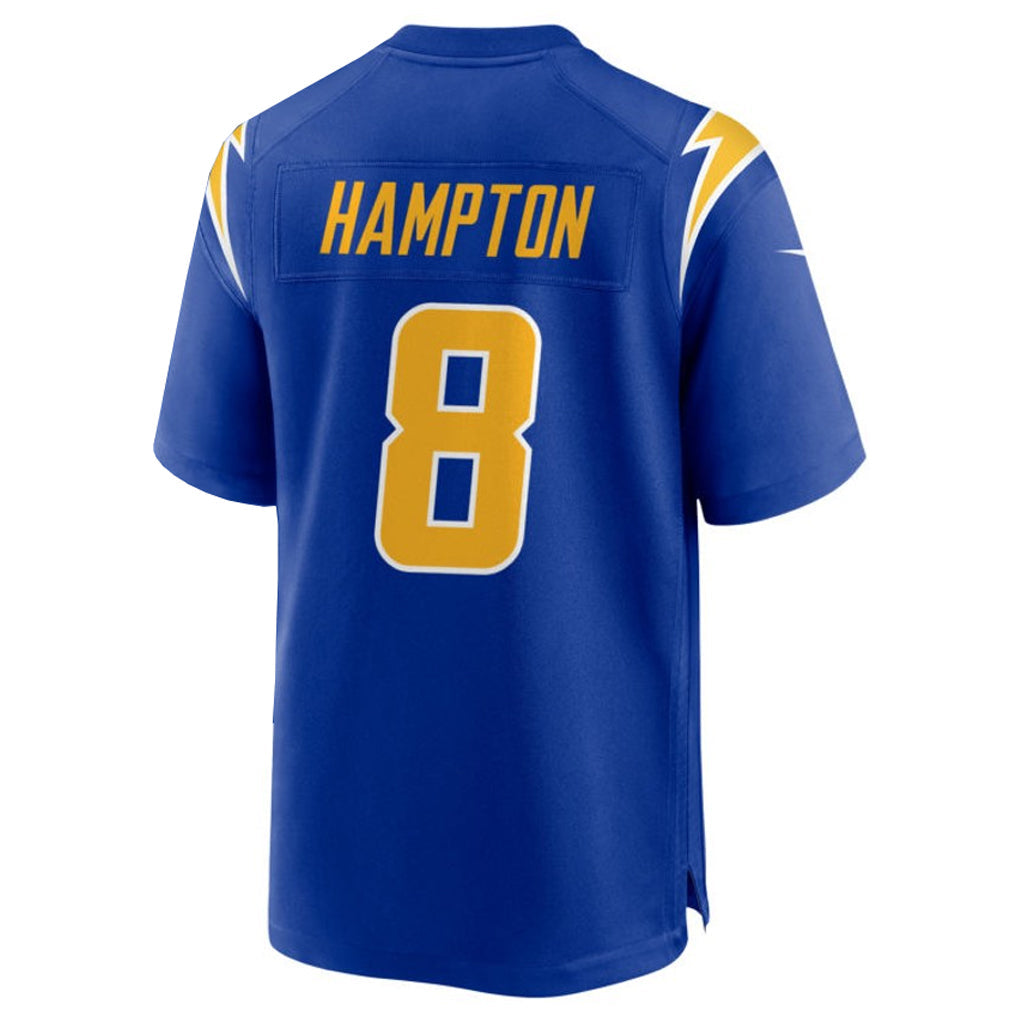 Custom #8 Royal LAC Football Shirt Top