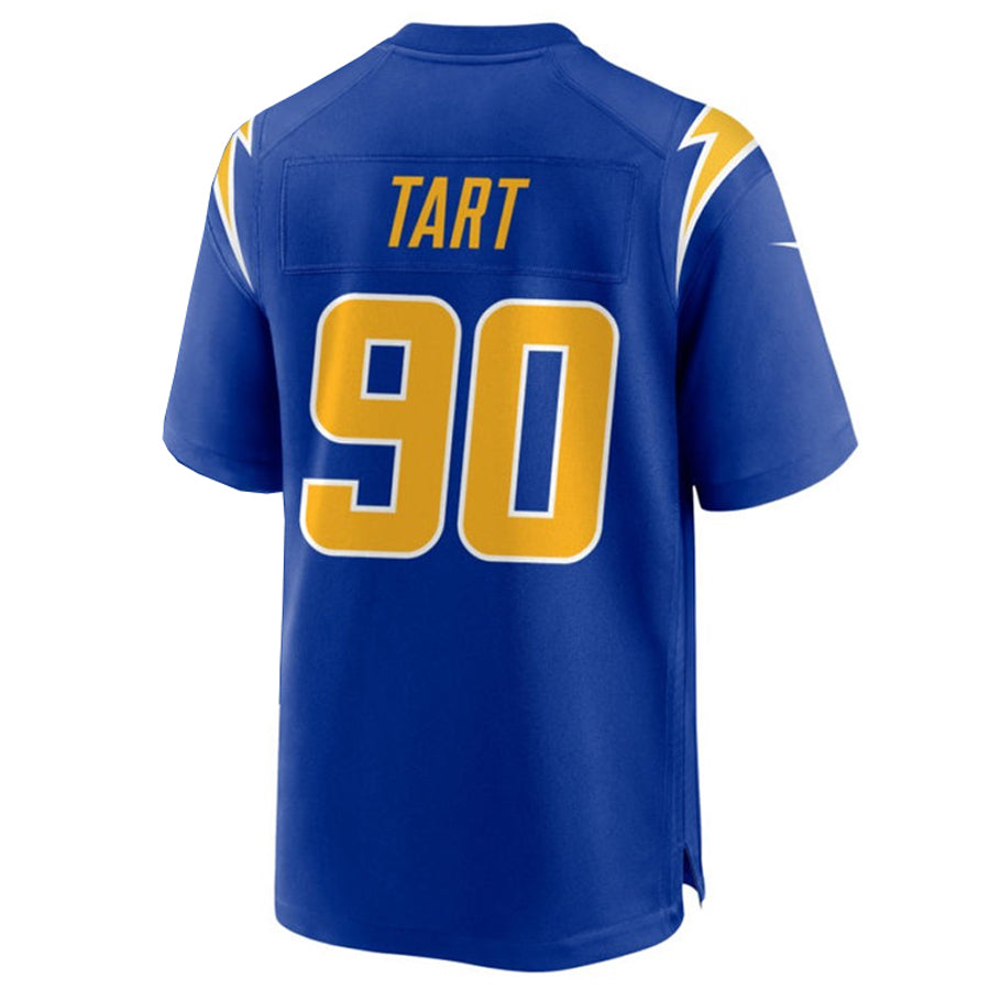 Custom #90 Royal LAC Football Shirt Top