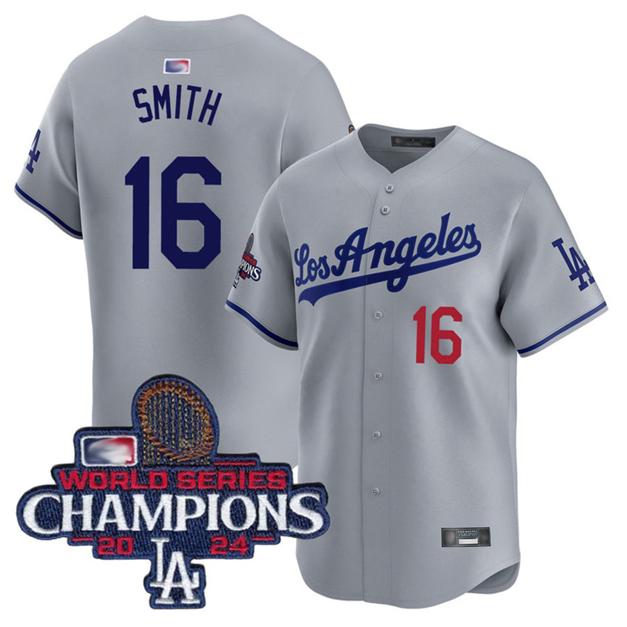 Custom #16 World Series Champions LAD Baseball Shirt Top
