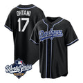 Custom #17 Black 2025 LAD Baseball Shirt Top