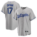 Custom #17 Gray LAD Baseball Shirt Top