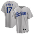 Custom #17 Gray LAD Baseball Shirt Top