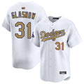 Custom #31 Gold LAD Baseball Shirt Top