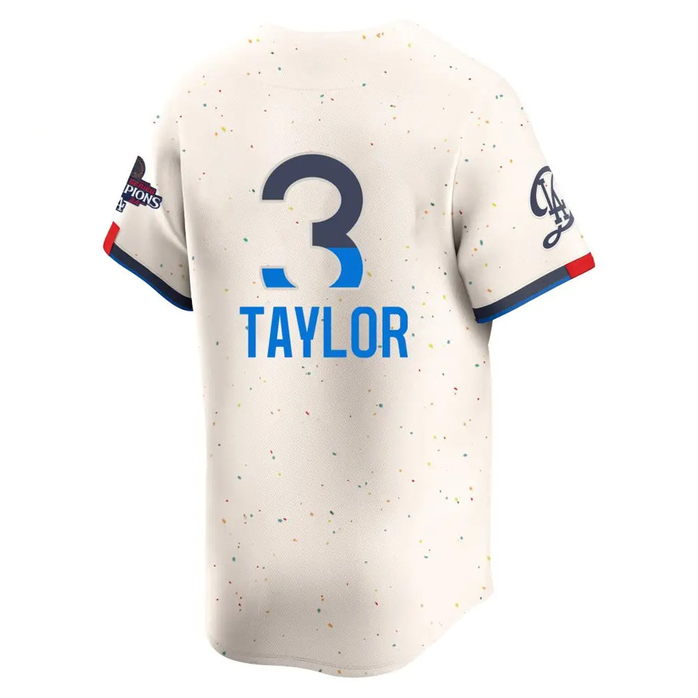Custom #3 Cream City Connect LAD Baseball Shirt Top