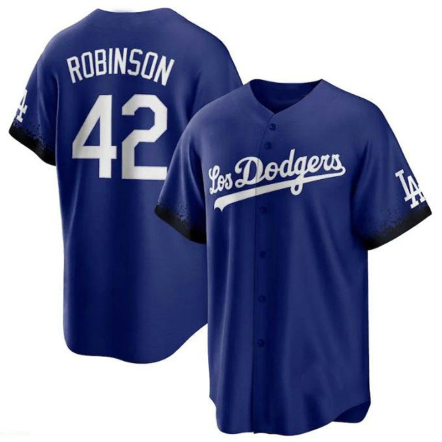 Custom #42 Royal City Connect LAD Baseball Shirt Top