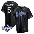 Custom #5 Black 2025 LAD Baseball Shirt Top