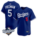 Custom #5 Royal 2025 LAD Baseball Shirt Top