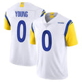 Custom #0 White LAR Football Shirt Top