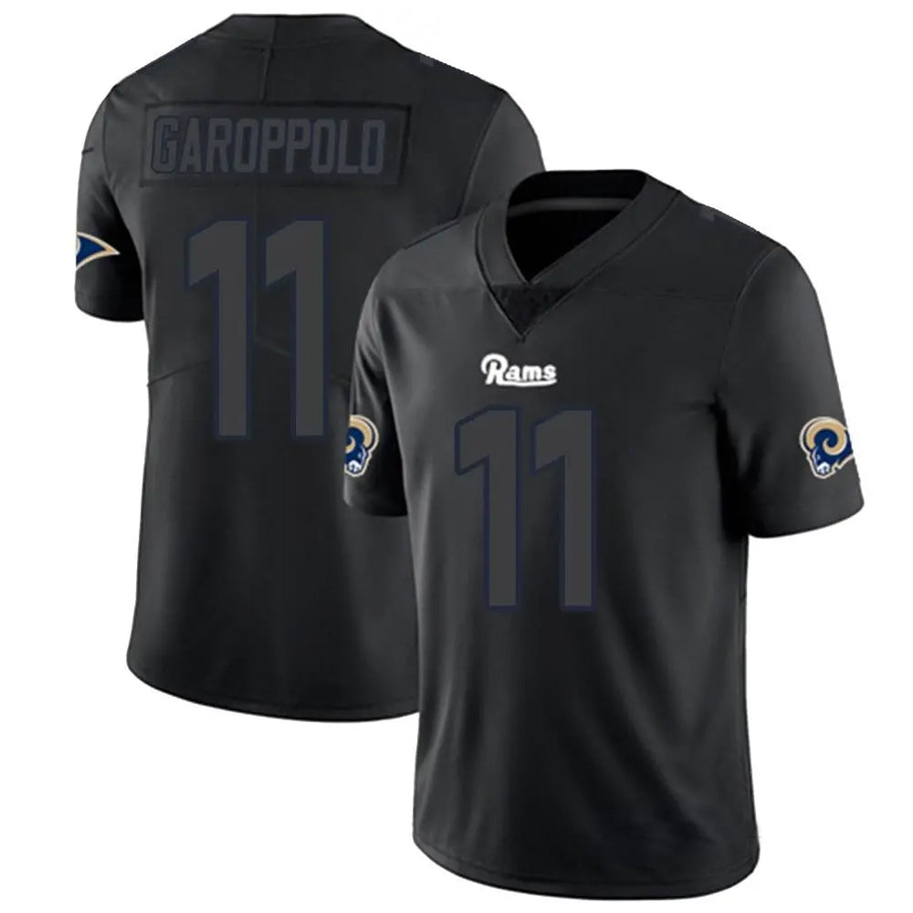 Custom #11 Black LAR Football Shirt Top