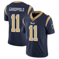Custom #11 Navy LAR Football Shirt Top