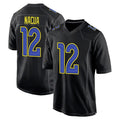Custom #12 Black LAR Football Shirt Top