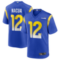 Custom #12 Royal LAR Football Shirt Top