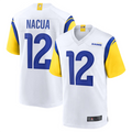 Custom #12 White LAR Football Shirt Top