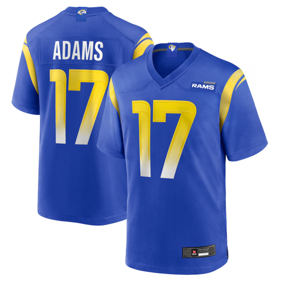 Custom #17 Royal LAR Football Shirt Top