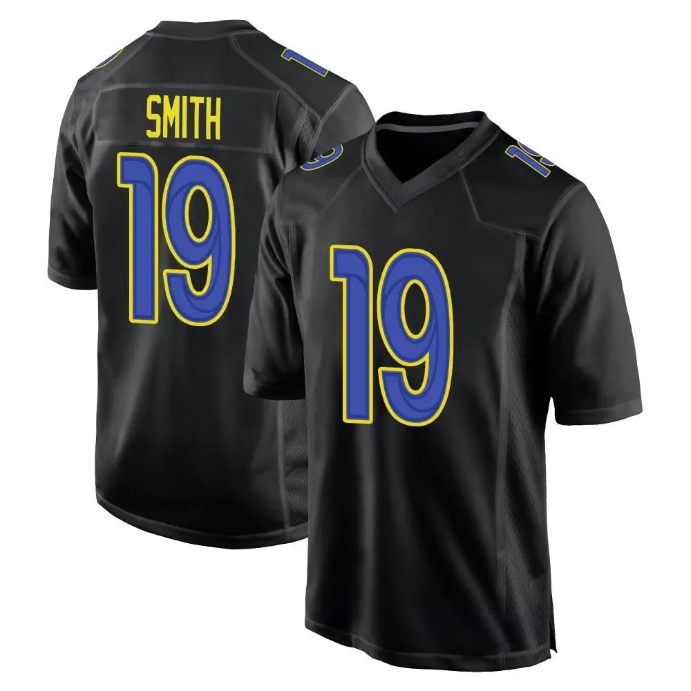 Custom #19 Black LAR Football Shirt Top