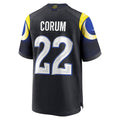 Custom #22 Blue LAR Football Shirt Top