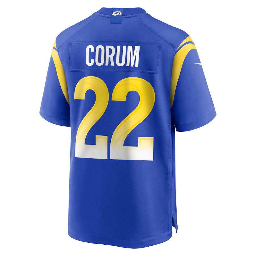 Custom #22 Royal LAR Football Shirt Top