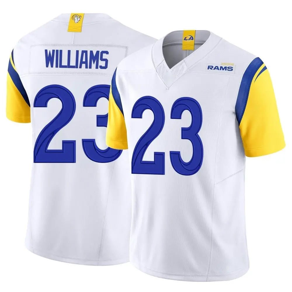 Custom #23 White LAR Football Shirt Top