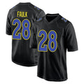Custom #28 Black LAR Football Shirt Top