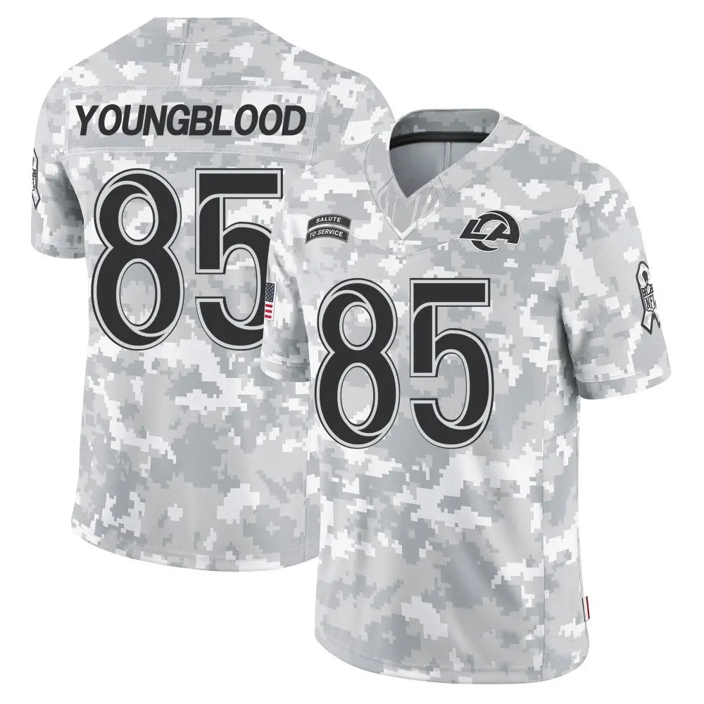 Custom #85 LAR Football Shirt Top