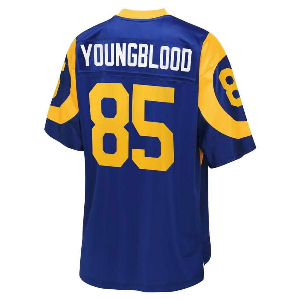 Custom #85 Royal LAR Football Shirt Top