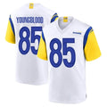 Custom #85 White LAR Football Shirt Top