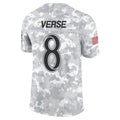 Custom #8 LAR Football Shirt Top