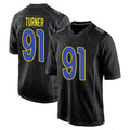 Custom #91 Black LAR Football Shirt Top