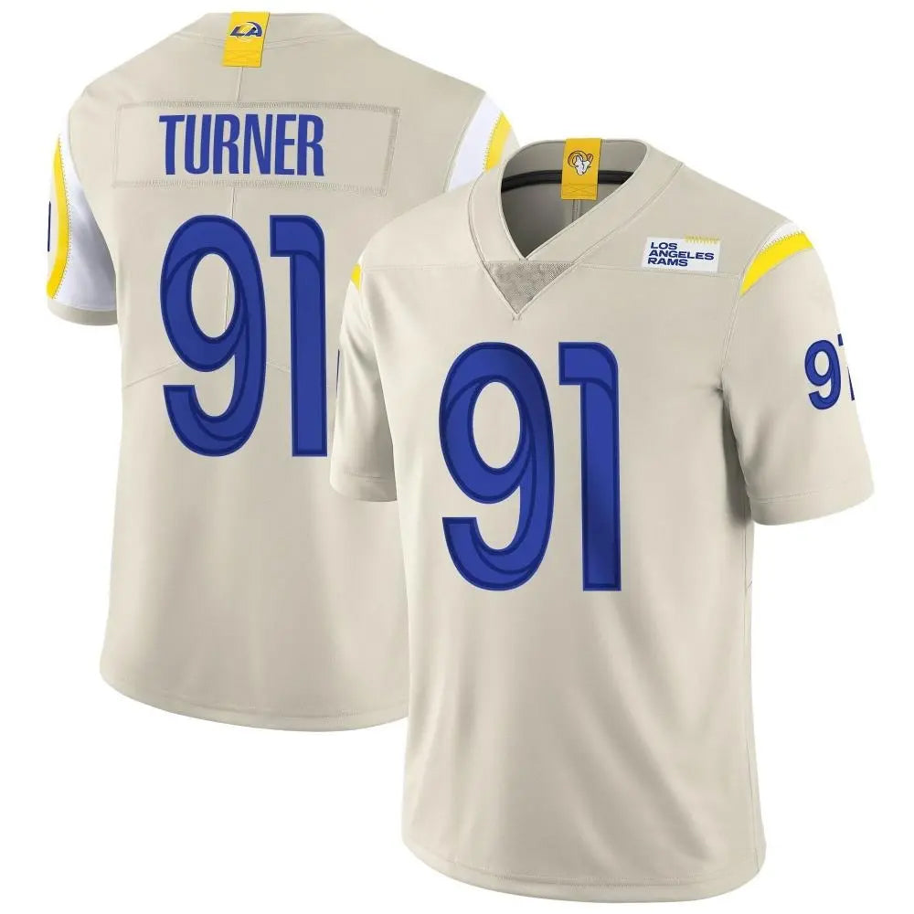 Custom #91 LAR Football Shirt Top