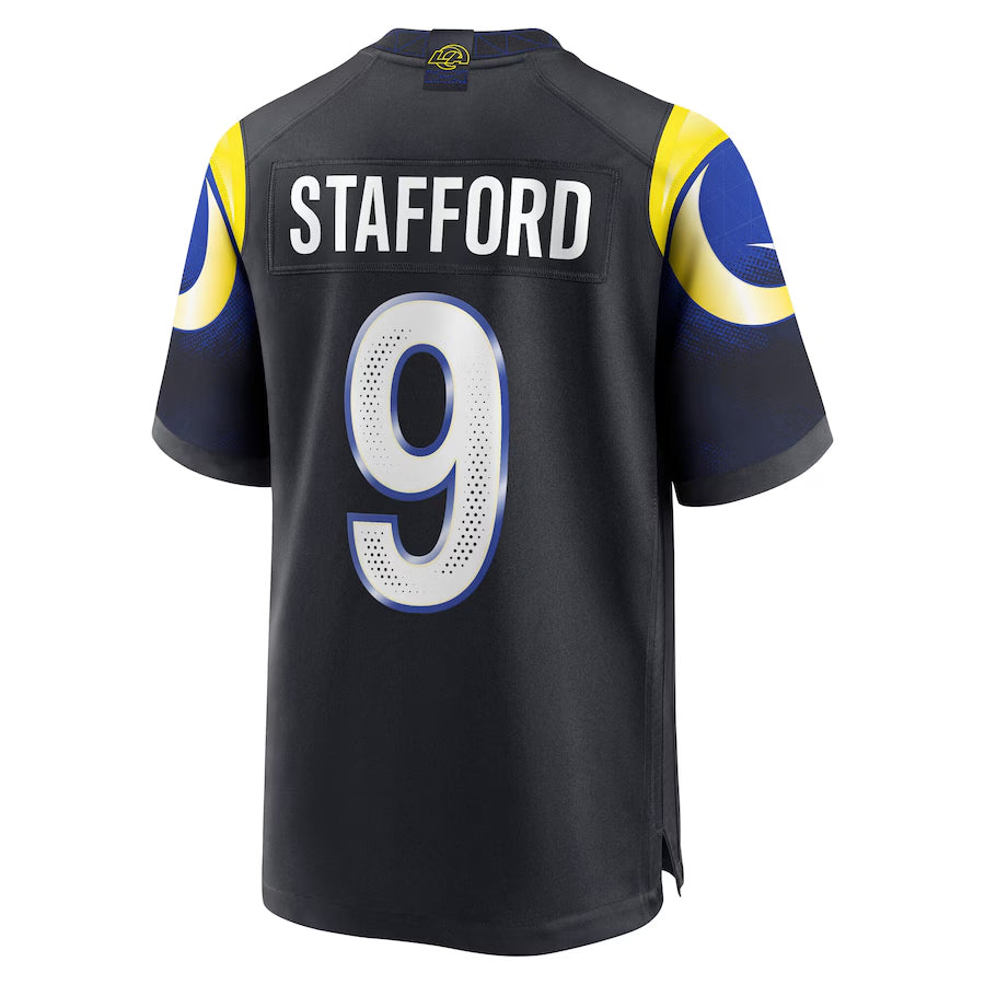 Custom #9 Blue LAR Football Shirt Top