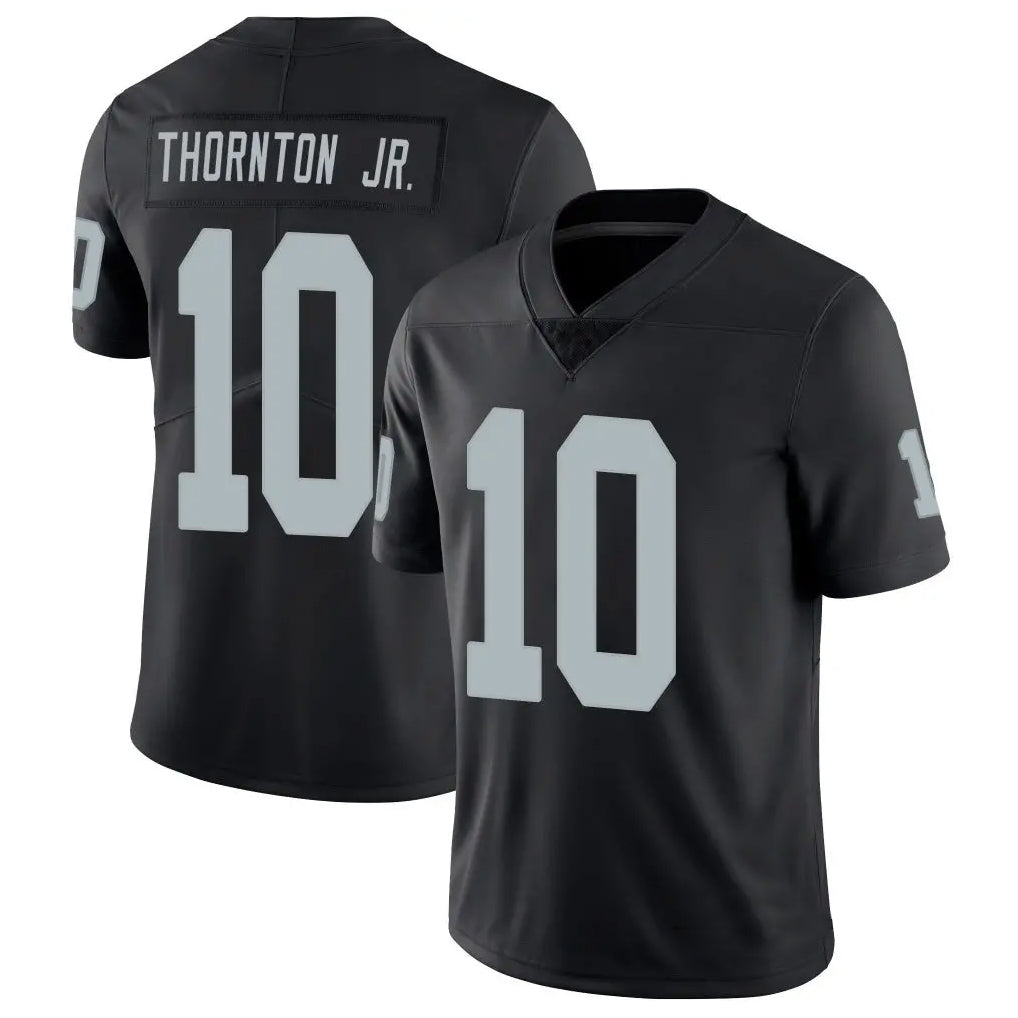 Custom #10 Black LV Football Shirt Top