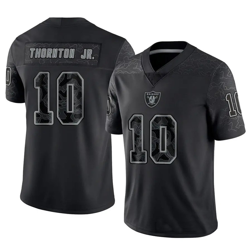 Custom #10 Black LV Football Shirt Top