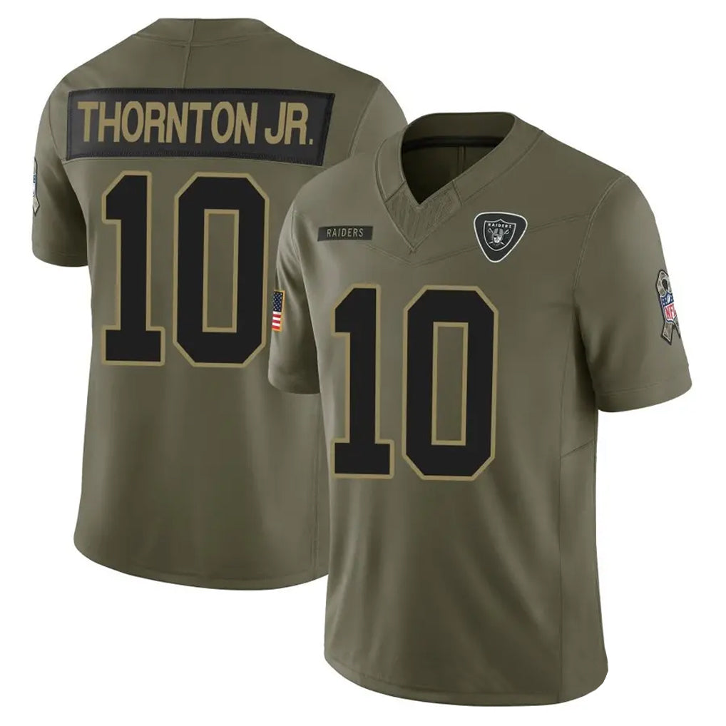 Custom #10 Olive LV Football Shirt Top