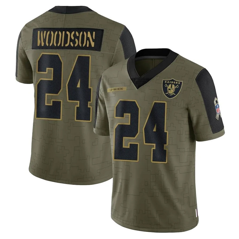 Custom #24 Olive LV Football Shirt Top