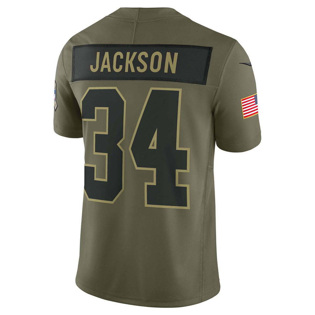 Custom #34 Olive LV Football Shirt Top
