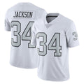 Custom #34 White LV Football Shirt Top