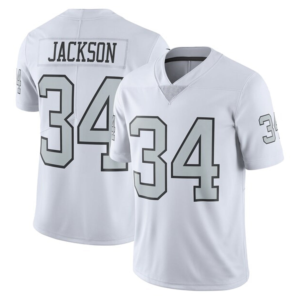 Custom #34 White LV Football Shirt Top