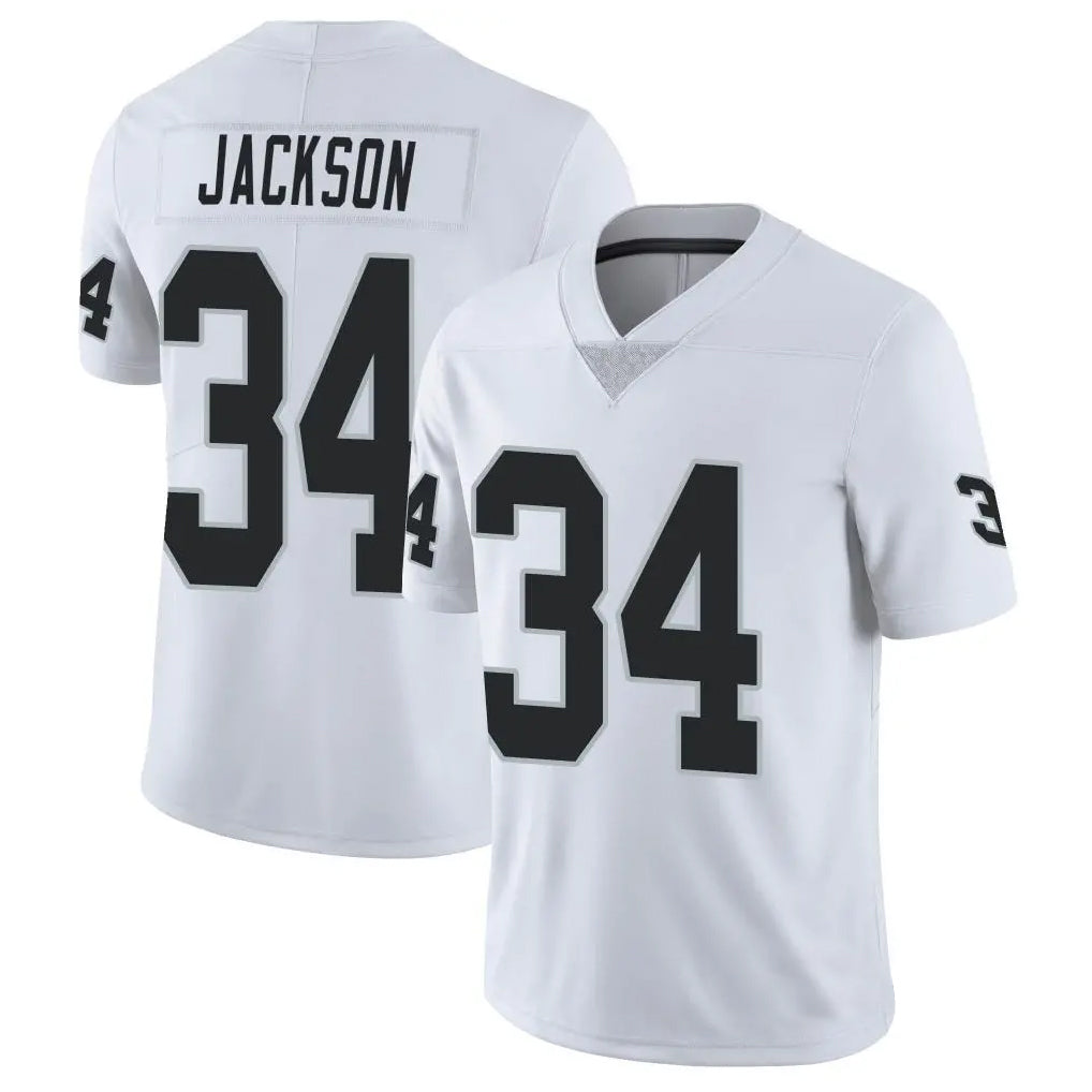 Custom #34 White LV Football Shirt Top